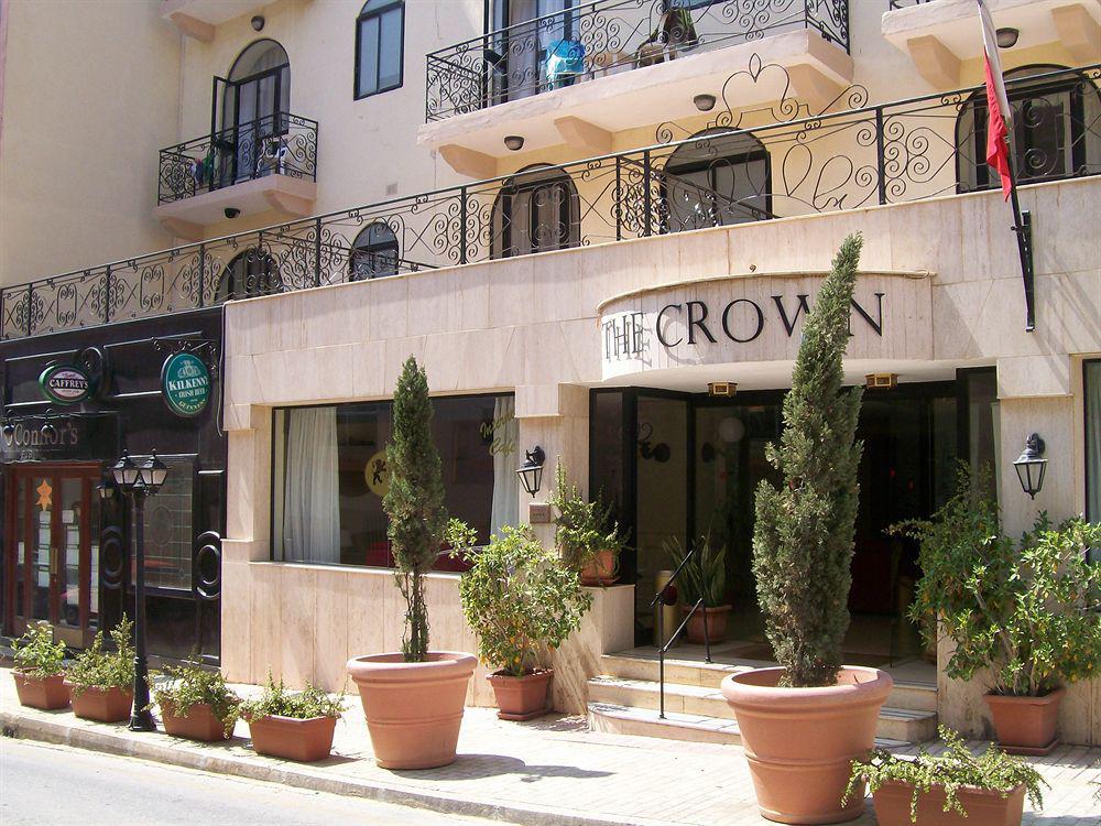 The Crown Hotel Buġibba Exterior foto